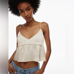 Aritzia Wilfred Babydoll Top - Excellent Condition